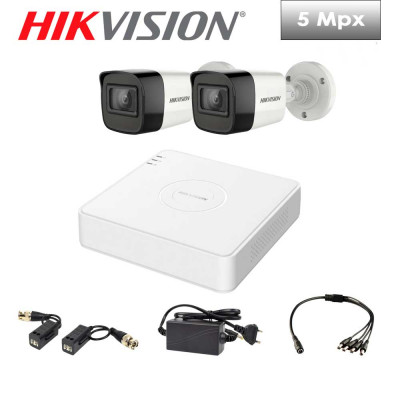 Комплект відеоспостереження Hikvision 2OUT 5Mp PRO