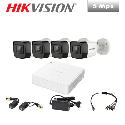 Комплект відеоспостереження Hikvision 4OUT 5Mp PRO