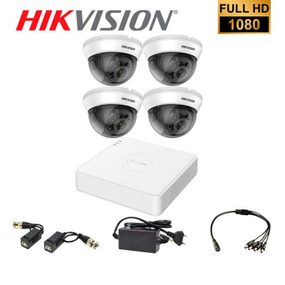 Комплект відеоспостереження Hikvision 4INDOOR FullHD