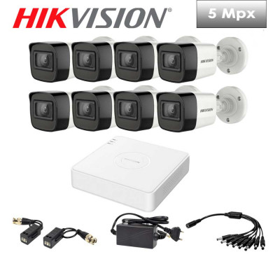 Комплект відеоспостереження Hikvision 8OUT 5Mp PRO