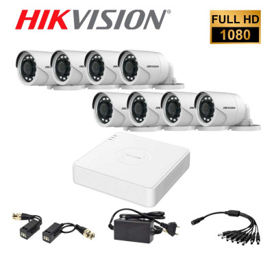 Комплект видеонаблюдения Hikvision 8OUT FullHD