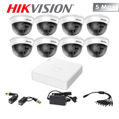 Комплект відеоспостереження Hikvision 8INDOOR 5Mp PRO