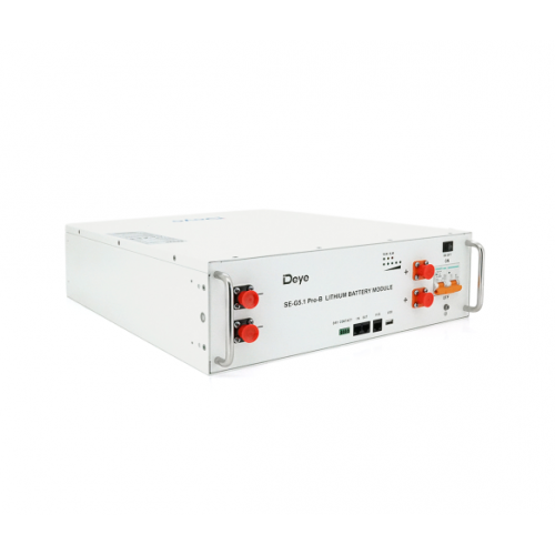 Акумуляторна батарея Deye LiFePO4 SE-G5.1 Pro-B 51,2V 100AH, 5,12kW BMS50A@16S до 32 parallel CAN/RS485, IP21, 6000Cycles, (445*133*540),45kg