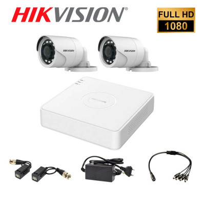 Комплект видеонаблюдения Hikvision 2OUT FullHD