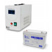 Комплект інвертор Full Energy HB1512 (1500ВА/1200Вт) та акумулятора гелевого 12В 100 А (холодильник+котел+світло)