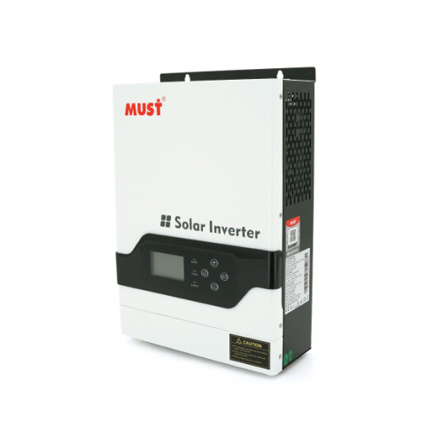 Гiбрiдне ДБЖ MUST PV18-3224VPM, 3200W, 24V, ток заряда 60A, 160-275V, MPPT (60А, 30-160 Vdc)
