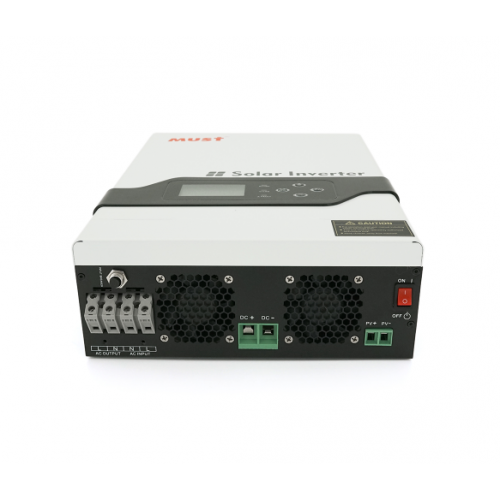 Гiбрiдне ДБЖ MUST PV18-3224VPM, 3200W, 24V, ток заряда 60A, 160-275V, MPPT (60А, 30-160 Vdc)