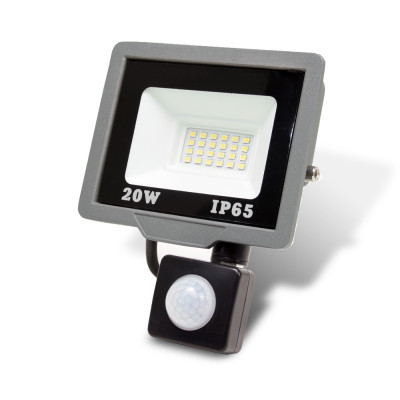 Прожектор светодиодный ONE LED ultra (ZY-TH18-20-S ) 20 Вт с датчиком движения