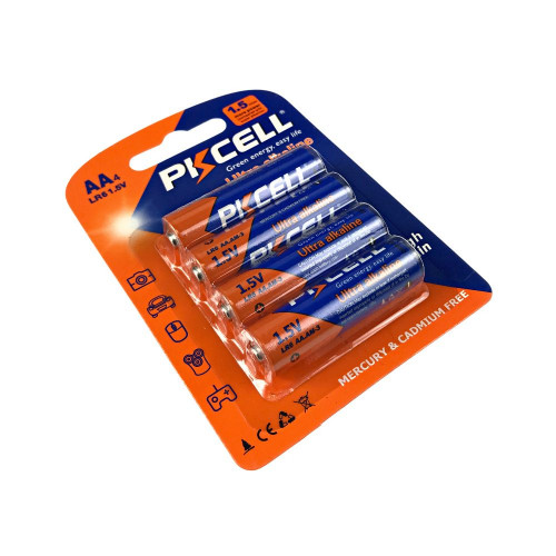 Батарейка PKCELL Ultra Alkaline AA LR6 1.5V, 4шт./блистер