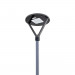 Комплект светильник светодиодный парковый Lightwell LW-GL-50FT + столб парковой серый 4м