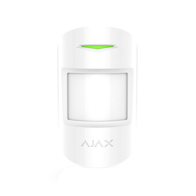 Беспроводной датчик движения Ajax MotionProtect Plus white с микроволновым сенсором