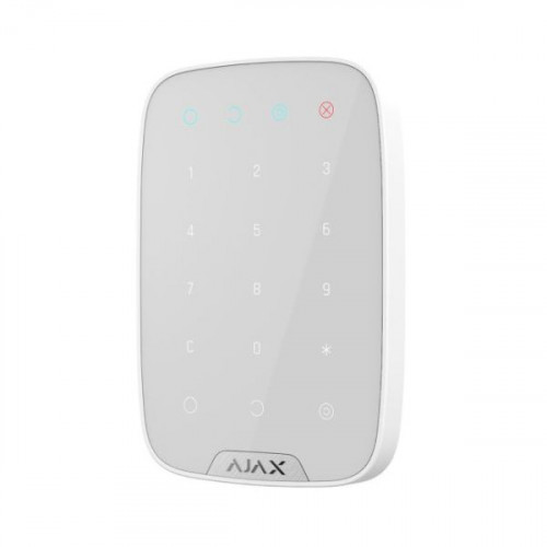 Беспроводная сенсорная клавиатура Ajax Keypad white