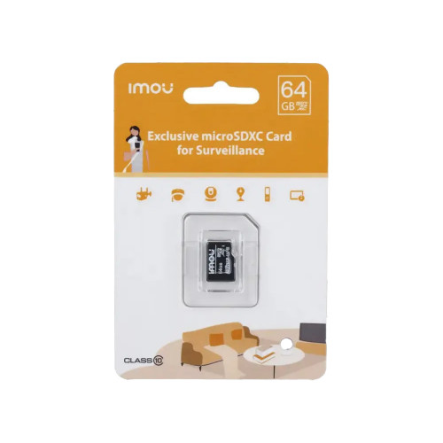 Карта пам'яті MicroSD Imou ST2-64-S1 64Гб