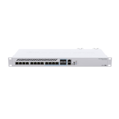 Комутатор MikroTik CRS312-4C+8XG-RM 8x1G/2.5G/5G/10G, 4xSFP+/10GE combo
