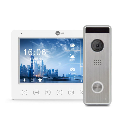 Комплект відеодомофона NeoLight KAPPA+ HD White + Tantos Triniti HD Комплект відеодомофона NeoLight KAPPA+ HD White + Tantos Triniti HD